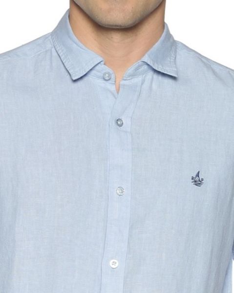 Image de Chemise lin ML unie unité -  2 XL CIEL