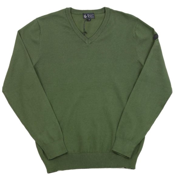 Image de Pull viscose col V unité -  2 XL KAKI