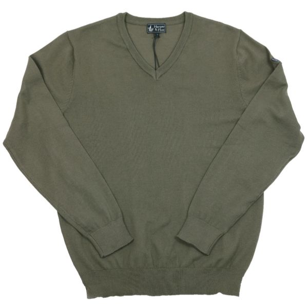 Image de Pull viscose col V unité -  4 XL TAUPE
