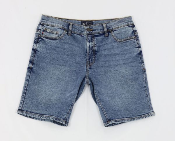 Image de Bermuda denim élasthane unité -  46 LIGHT BLUE