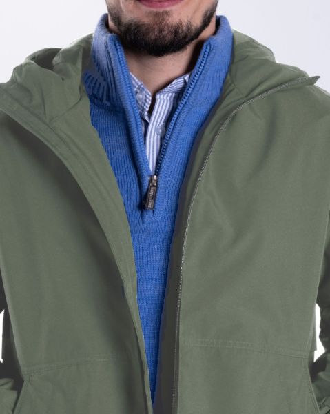 Image de Veste coupe-vent capuche unité -  4 XL KAKI