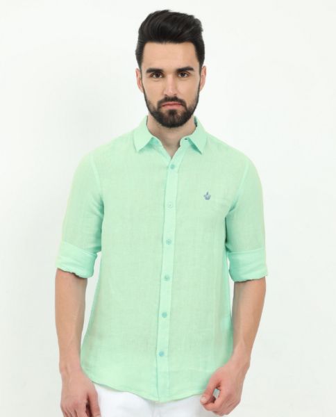 Image de Chemise lin ML unie unité -  2 XL AQUA