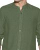 Image de Chemise lin col Mao unité -  3 XL KAKI