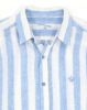 Image de Chemise lin larges rayures unité -  4 XL CIEL