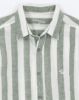 Image de Chemise lin larges rayures unité -  3 XL KAKI