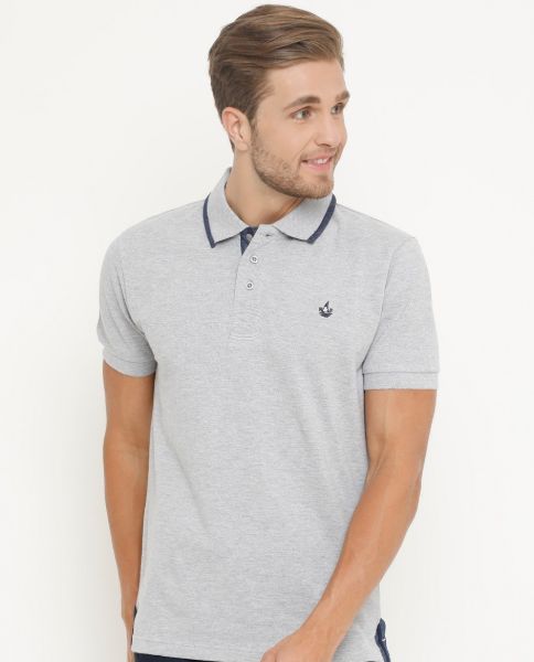 Image de polo Harper petit logo unité -  M GRIS