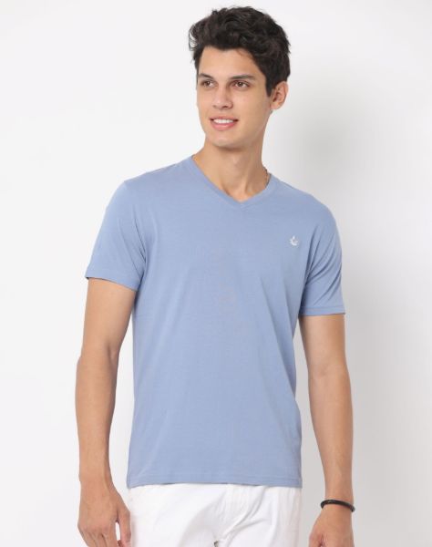 Image de T shirt col V unité -  M ARDOISE