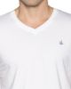 Image de T shirt col V unité -  4 XL BLANC