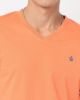 Image de T shirt col V unité -  XL CORAIL