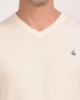 Image de T shirt col V unité -  S CREME