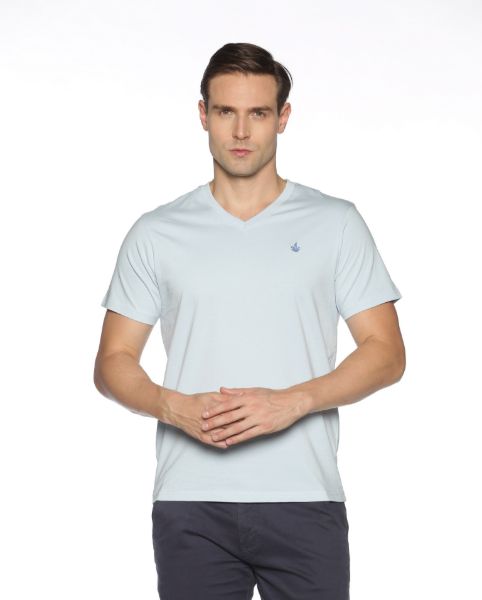 Image de T shirt col V unité -  S GLACIER