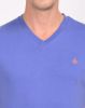 Image de T shirt col V unité -  XL LILAS
