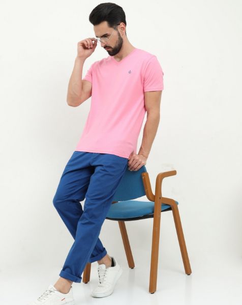 Image de T shirt col V unité -  L ROSE