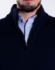 Image de Pull coton demi zip unité -  4 XL MARINE