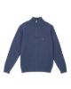 Image de Pull coton demi zip unité -  M ARDOISE