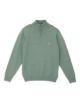 Image de Pull coton demi zip unité -  M CELADON