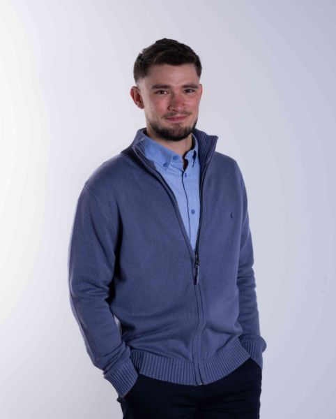 Image de Gilet coton zipé unité -  2 XL ARDOISE