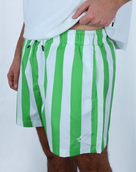 Image de MAILLOT Homme larges rayures unité -  S VERT
