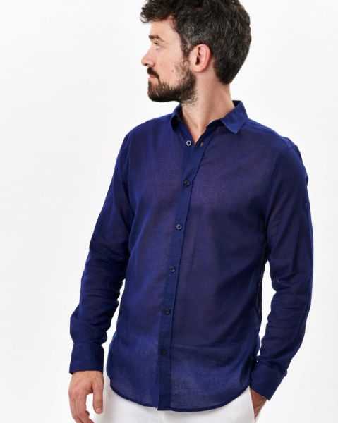 Image de Chemise voile de coton ML  unité -  L MARINE