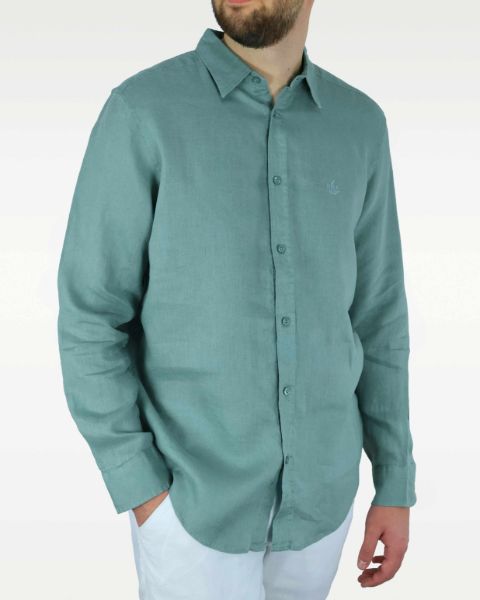Image de Chemise lin ML unie unité -  2 XL LAGON