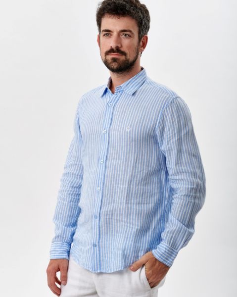 Image de Chemise en lin Rayée unité -  M CIEL