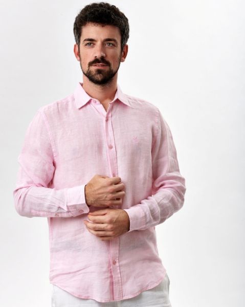 Image de Chemise lin chinée pack de 16 pièces ( 22.00 €/p ) -  Pack ROSE