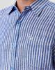 Image de Chemise lin rayée MC  unité -  4 XL MARINE