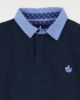 Image de Sweat col polo jeans unité -  3 XL MARINE / CIEL