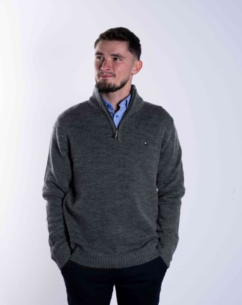 Image de Pull laine Harper unité -  3 XL ANTHRA/MARINE