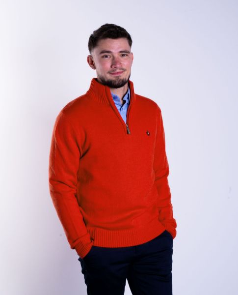 Image de Pull laine Harper unité -  L ROUGE