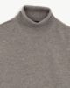 Image de Pull col roulé cahemire unité -  M TAUPE