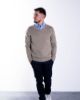 Image de Pull col V cahemire unité -  3 XL TAUPE