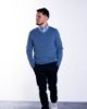 Image de Pull col V cahemire unité -  2 XL CIEL
