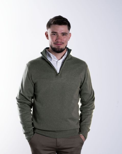 Image de Pull col camionneur cahemire unité -  2 XL KAKI