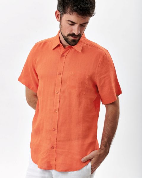 Image de Chemise en lin MCourtes unité -  4 XL CORAIL