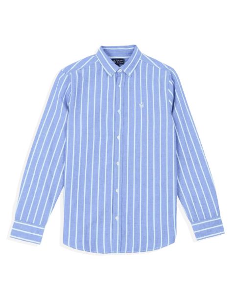Image de Chemise Oxford rayée large unité -  4 XL Transat