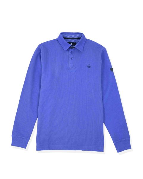 Image de Sweat col polo unité -  4 XL COBALT