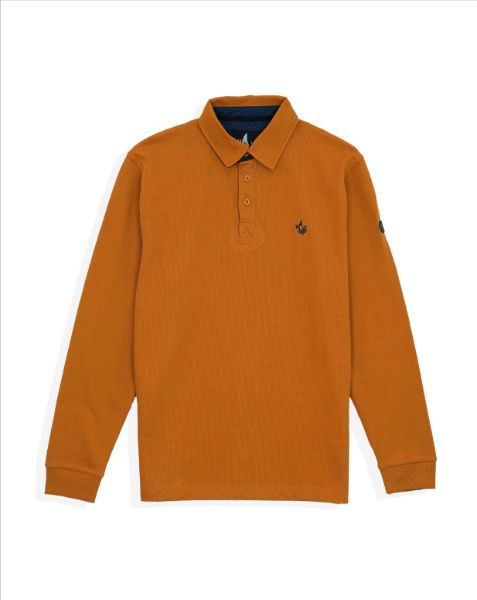 Image de Sweat col polo unité -  4 XL COGNAC