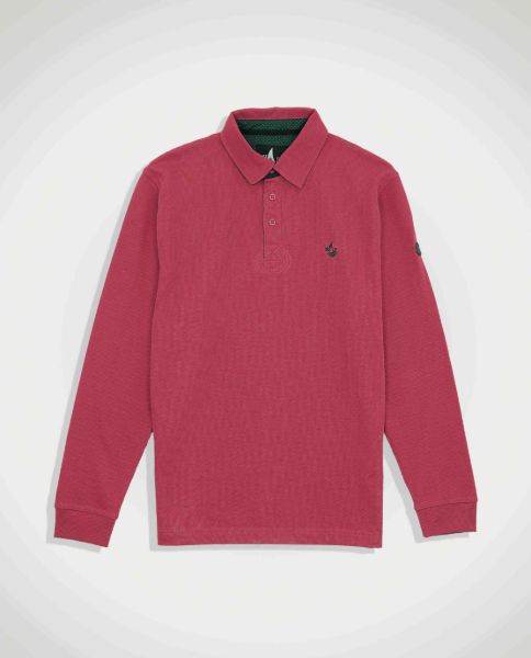 Image de Sweat col polo unité -  3 XL FRAMBOISE