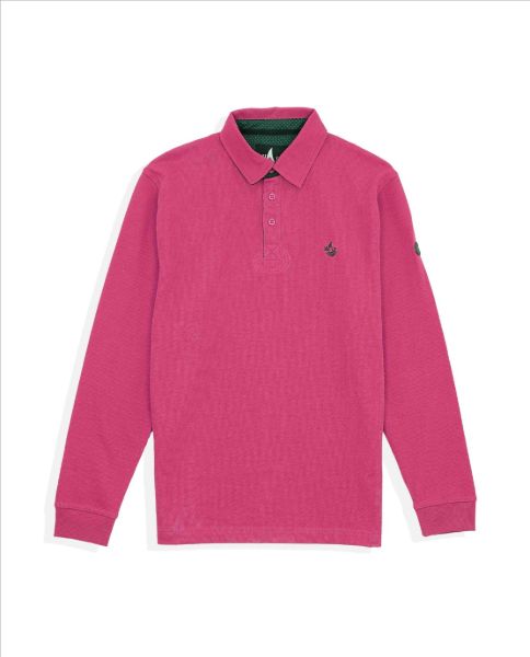 Image de Sweat col polo unité -  3 XL FUCHSIA