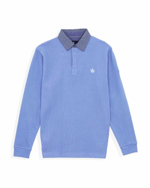 Image de Sweat col polo jeans unité -  M CIEL