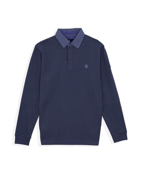 Image de Sweat col polo jeans unité -  4 XL OFFICIER