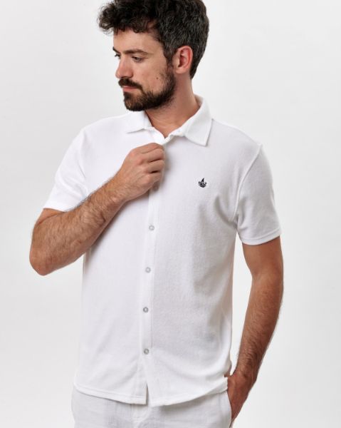 Image de polo éponge gilet unité -  L BLANC