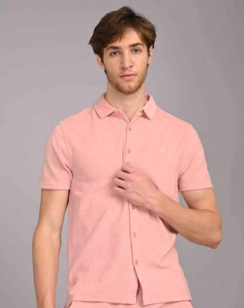 Image de polo éponge gilet unité -  L VIEUX ROSE