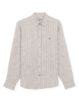 Image de Chemise en lin Rayée unité -  M TAUPE