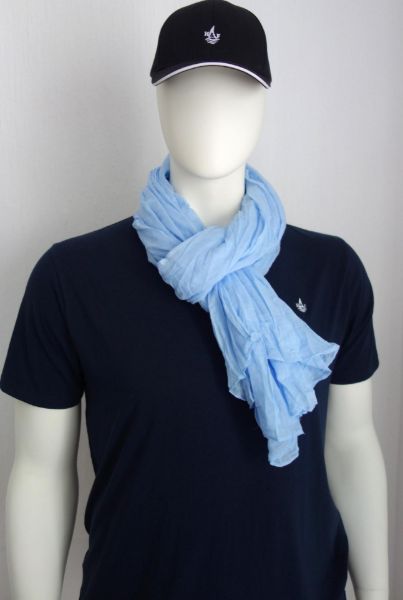 Image de chèche coton pack de 10p de même couleur -  Pack GLACIER