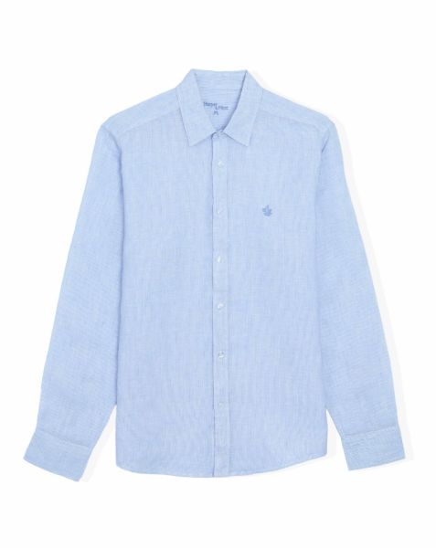 Image de Chemise lin fine rayures transat unité -  M CIEL