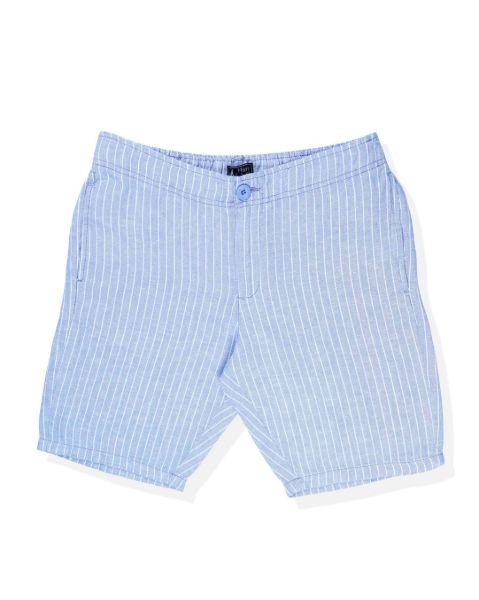 Image de Bermuda lin élastiqué jog rayé pack de 16 p ( 21€/p ) -  Pack CIEL