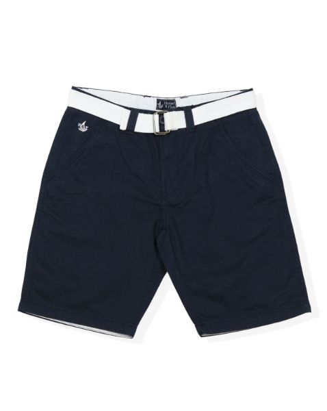 Image de Bermuda chino Harper unité -  42 MARINE/ BLANC