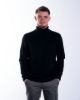 Image de Pull col roulé cahemire unité -  3 XL NOIR